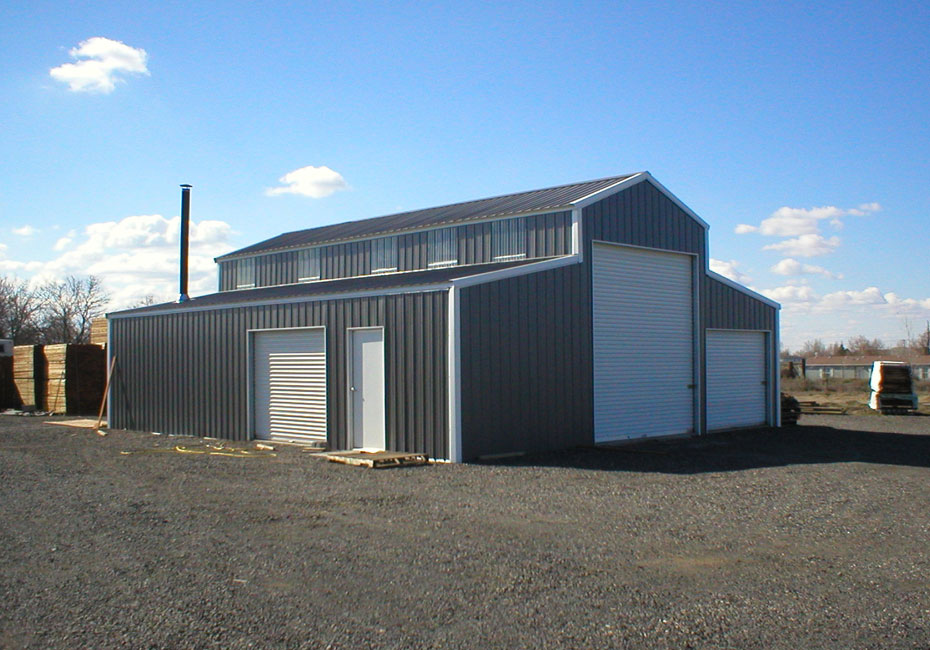 Steel structure garage